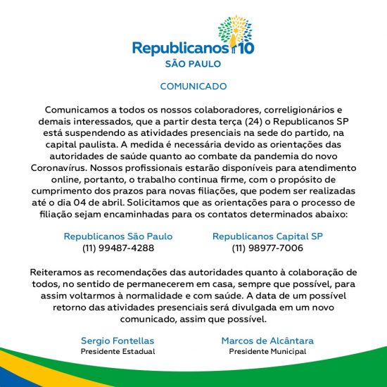 Republicanos 10 SP